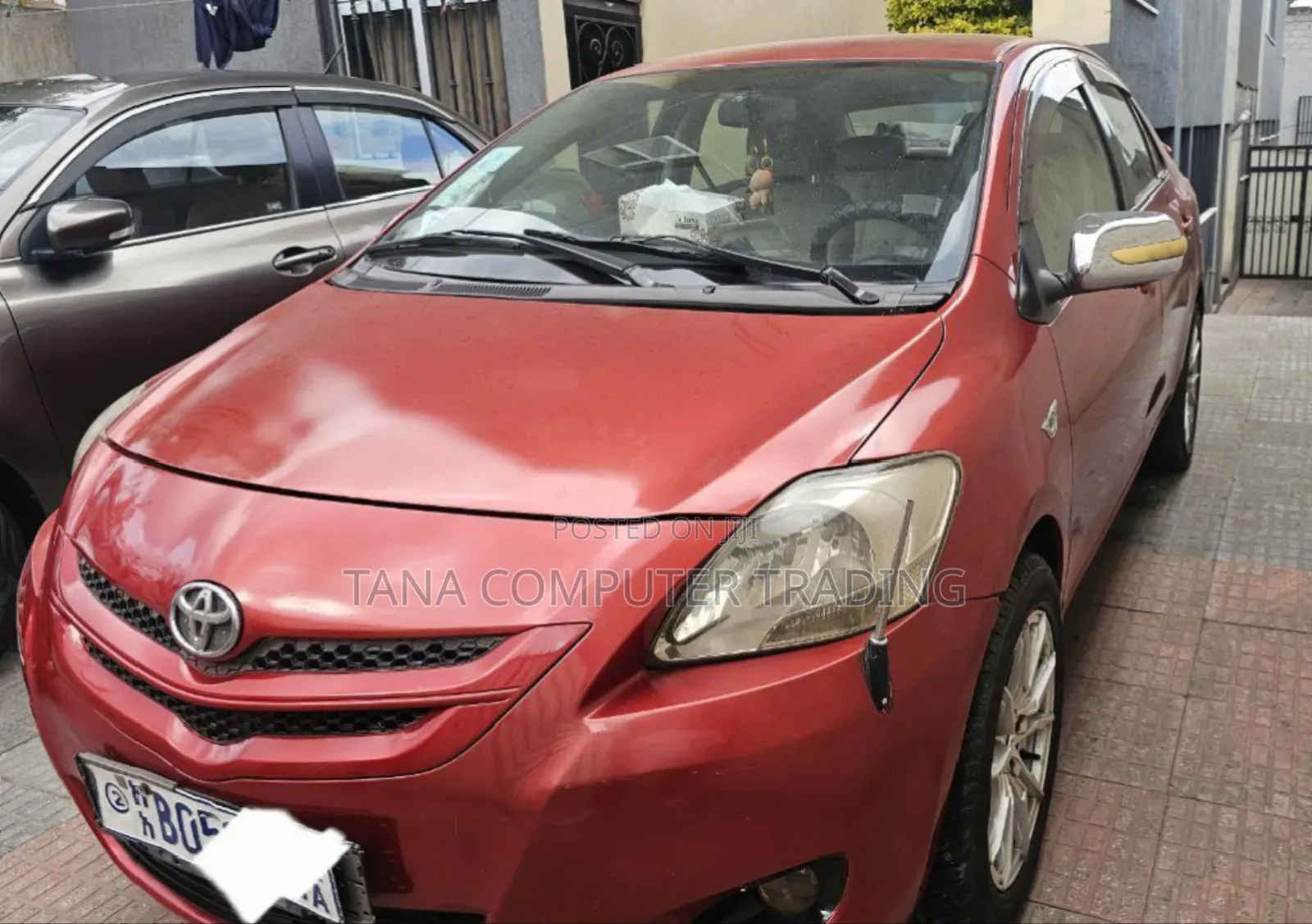 Toyota Yaris 2008 Red
