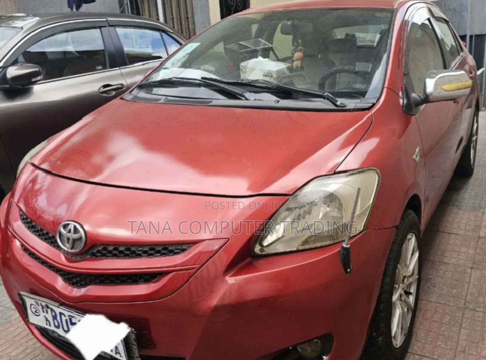 Toyota Yaris 2008 Red