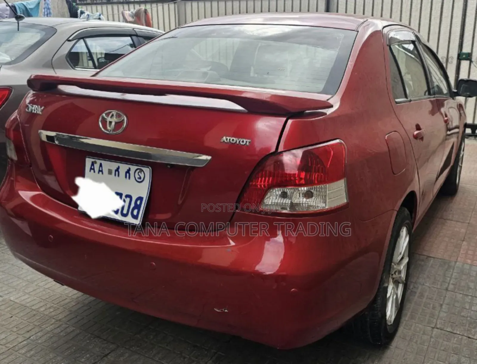 Toyota Yaris 2008 Red