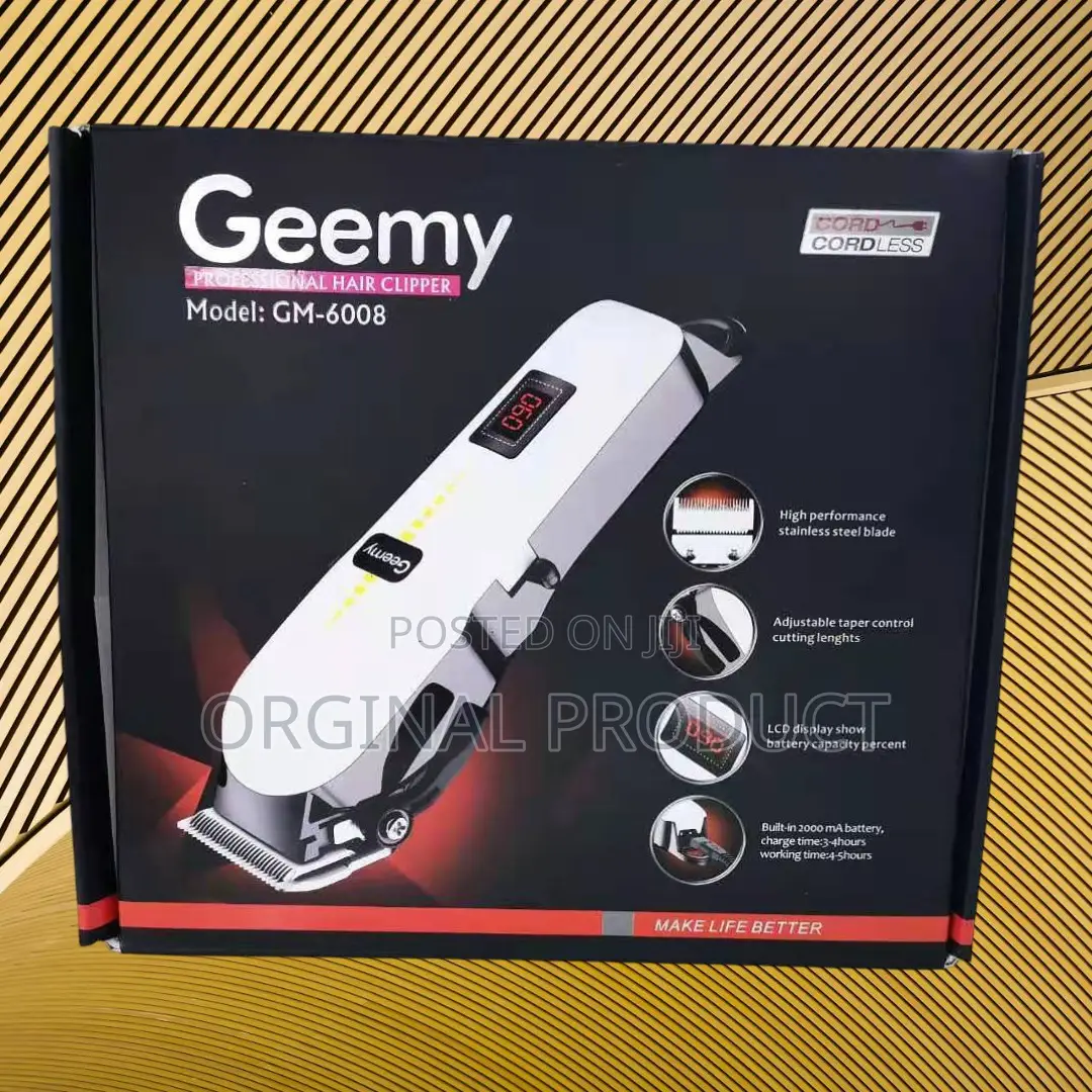 Professional Hair Clipper Geemy Gm-6008