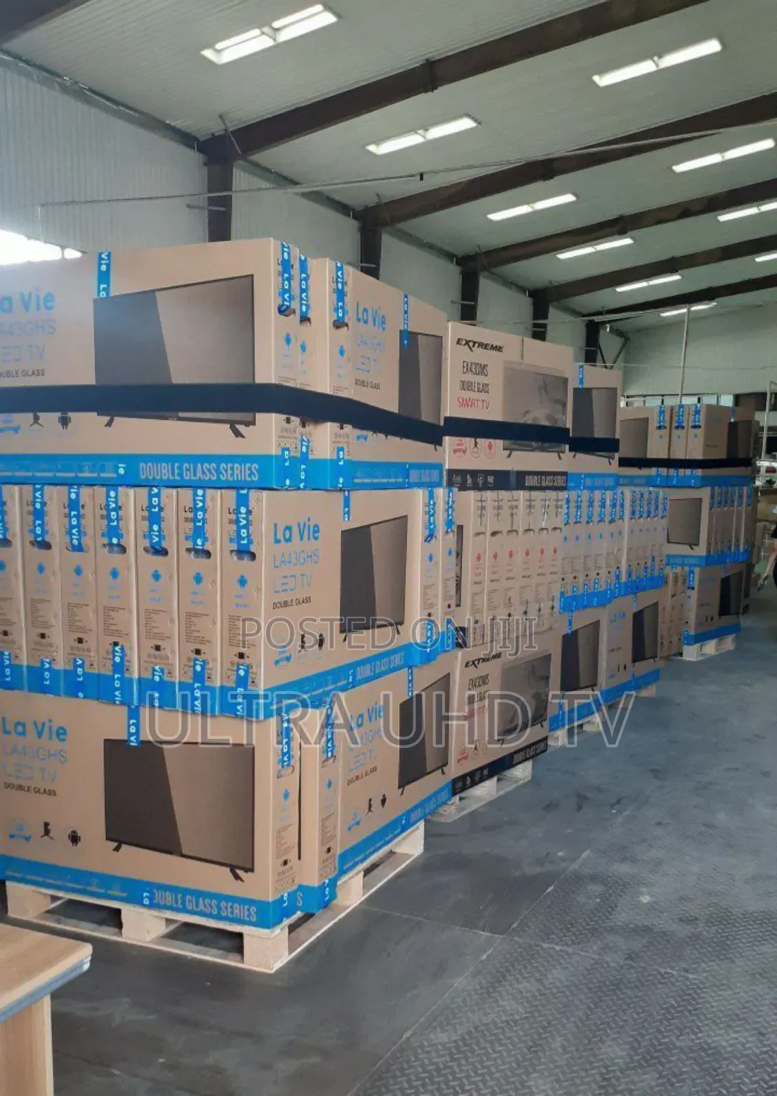 Lavie 55 Inch Double Glass Smart Uhd Tv