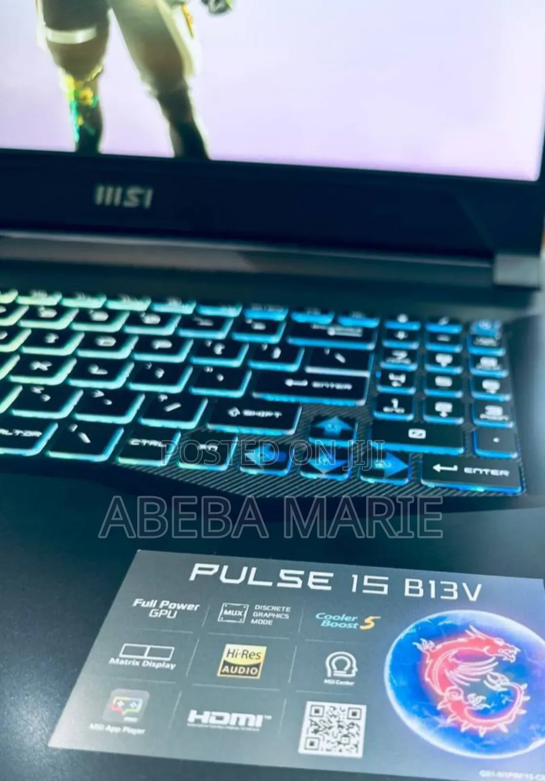 New Laptop MSI Pulse GL66 16GB Intel Core I7 SSD 1T