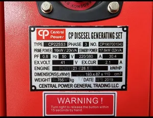 Generator Disesel 20kva or 16kw