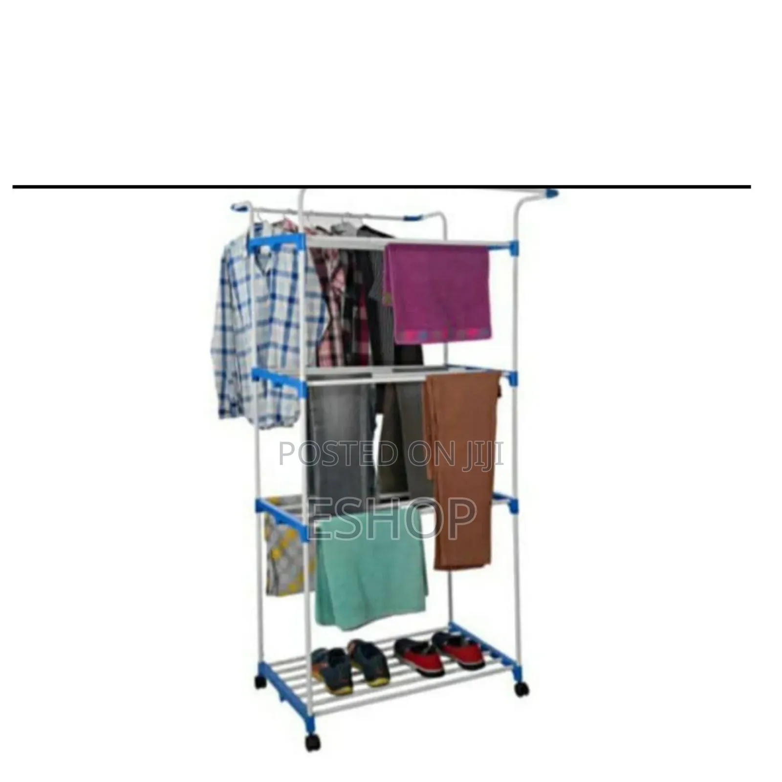 **Sturdy Tall Drying Rack – No More Overcrowding**