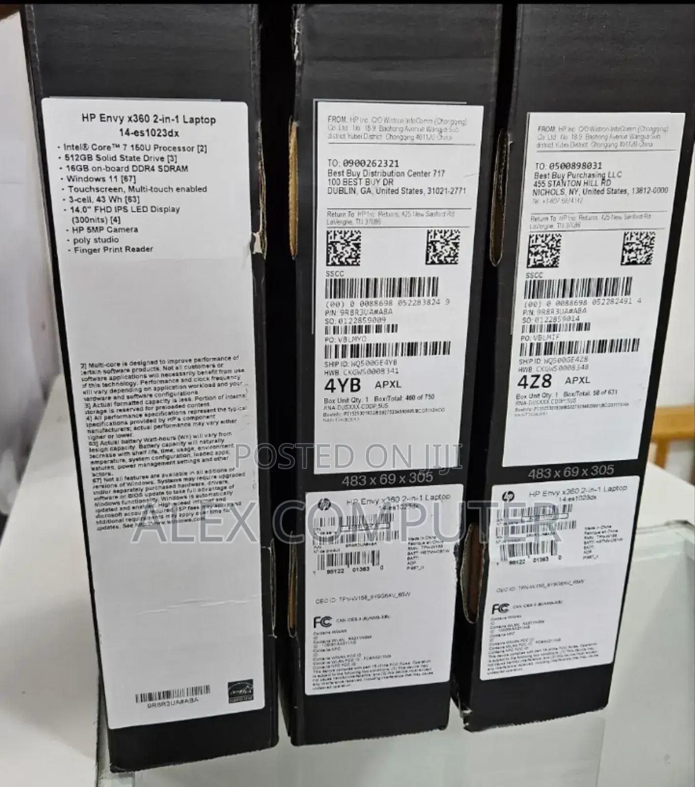 New Laptop HP Envy X360 16GB SSD 512GB