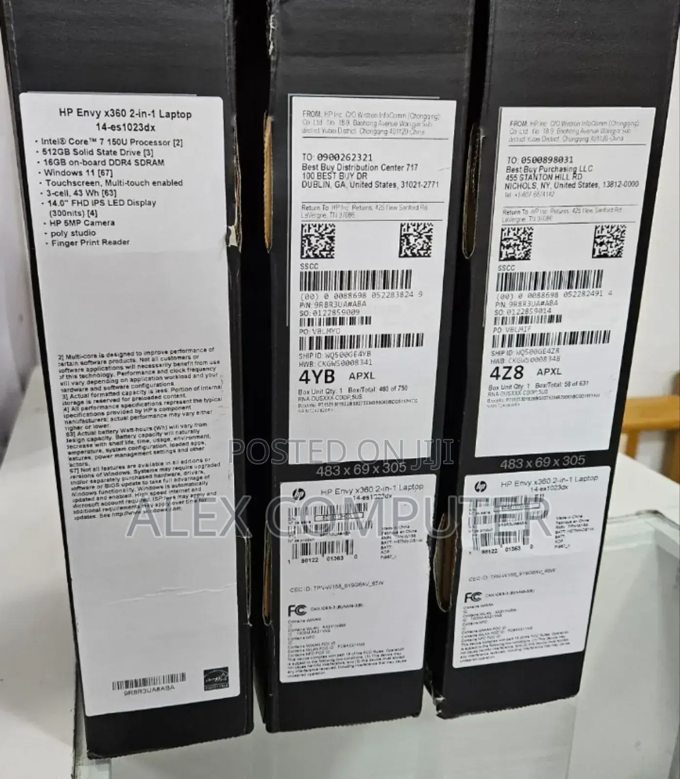 New Laptop HP Envy X360 16GB SSD 512GB