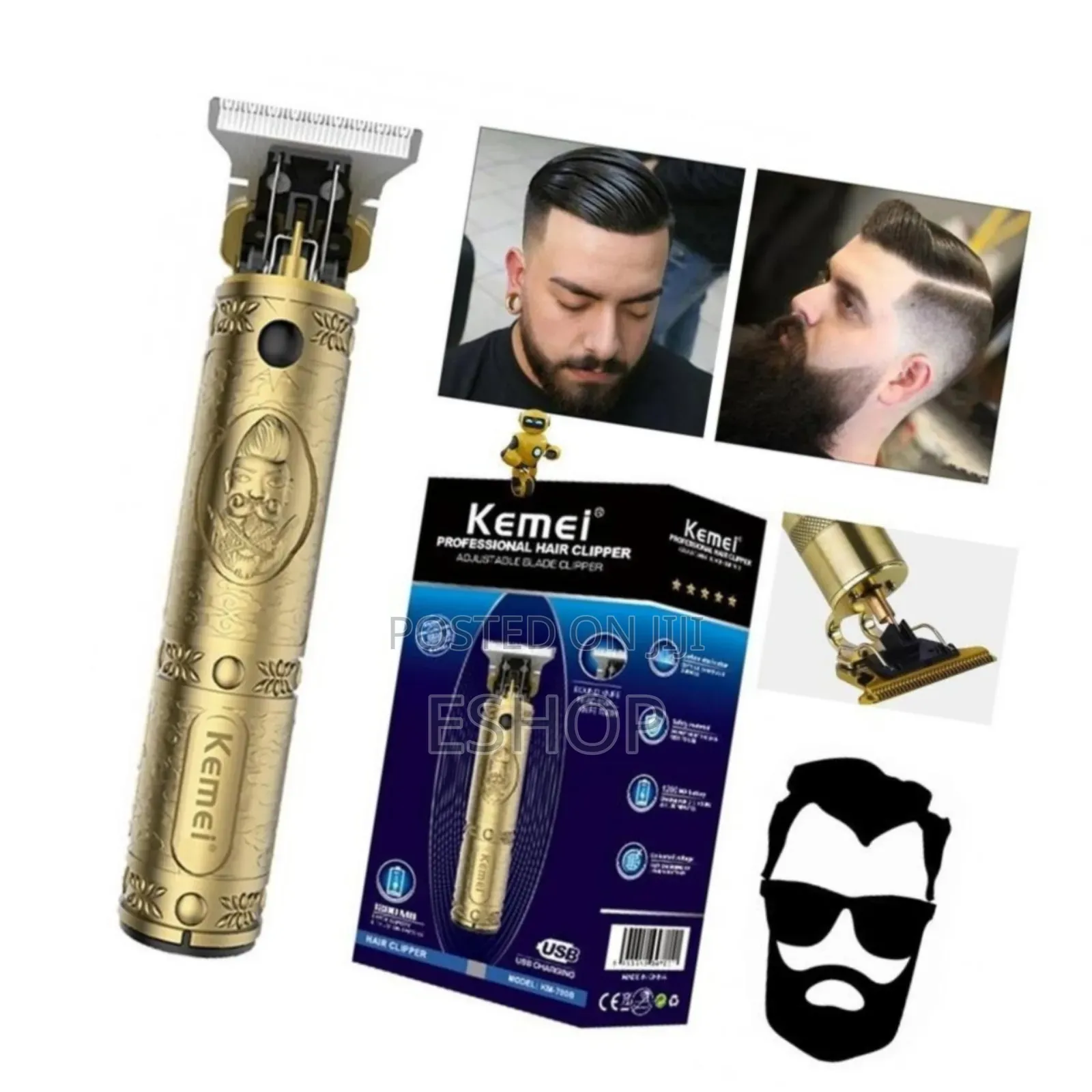 **Ultimate Grooming Tool – Kemei Hair Cutting Machine**