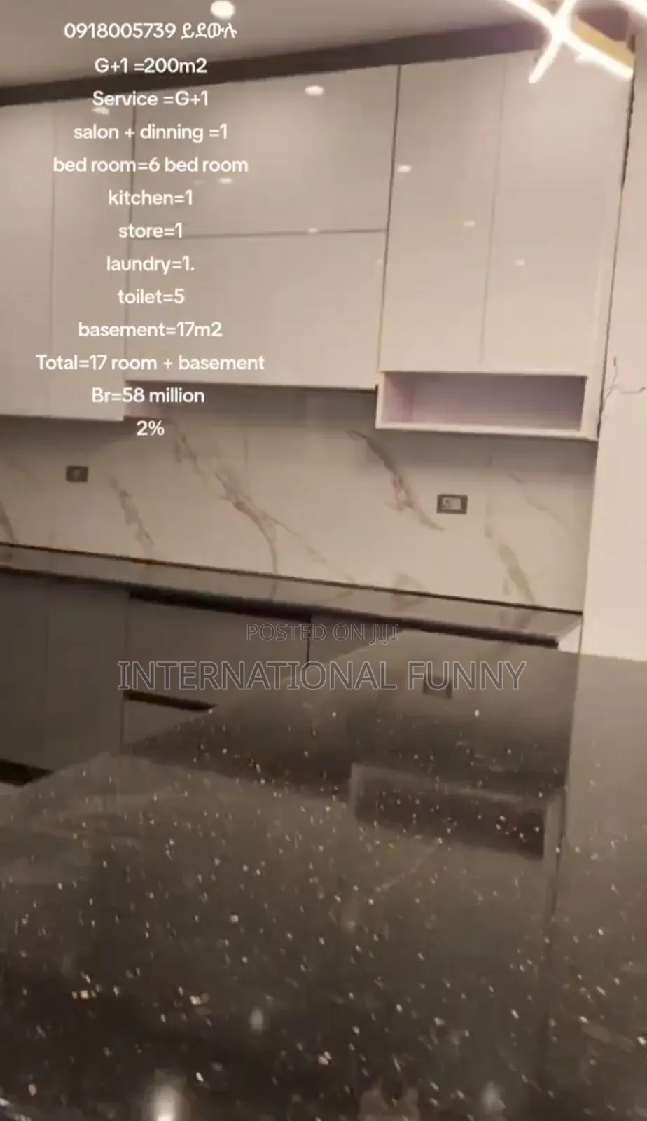 Furnished 6bdrm House in Lideta for sale