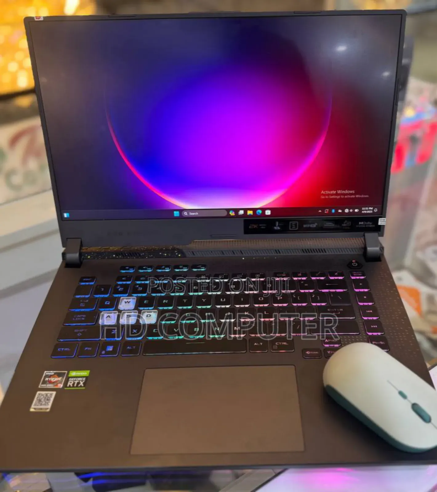 New Laptop Asus ROG Strix G15 16GB AMD Ryzen 9 SSD 512GB