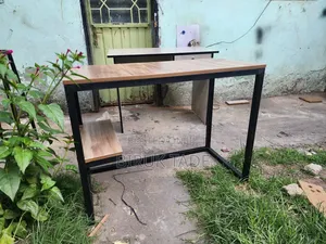 Study Table 100×50cm With Metal Frame