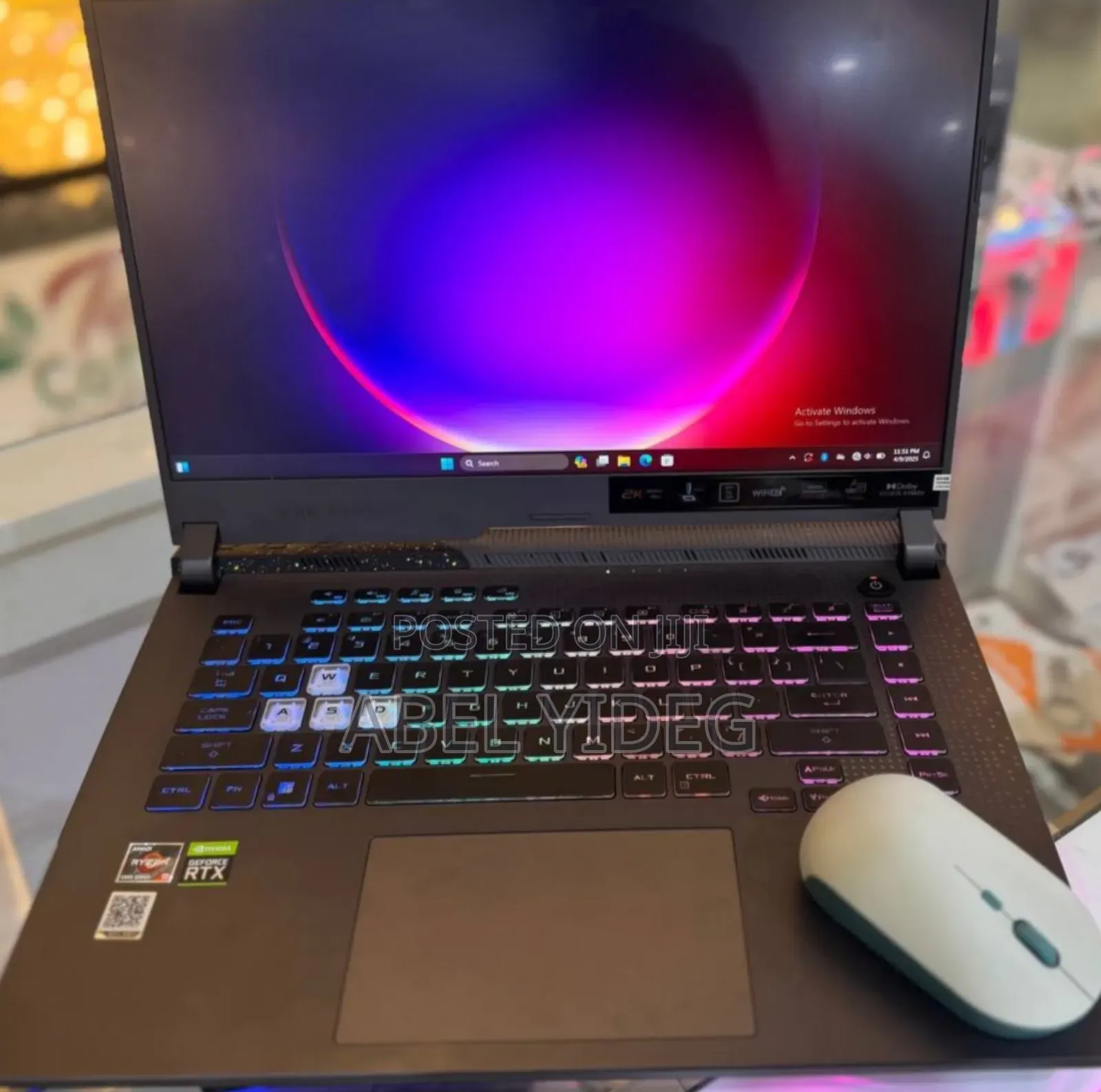 New Laptop Asus 16GB AMD Ryzen 9 SSD 512GB