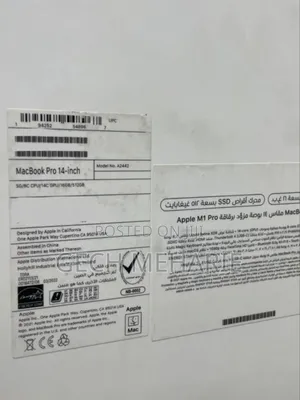 Photo - New Laptop Apple MacBook Pro 2021 M1 16GB Apple M1 Pro SSD 512GB