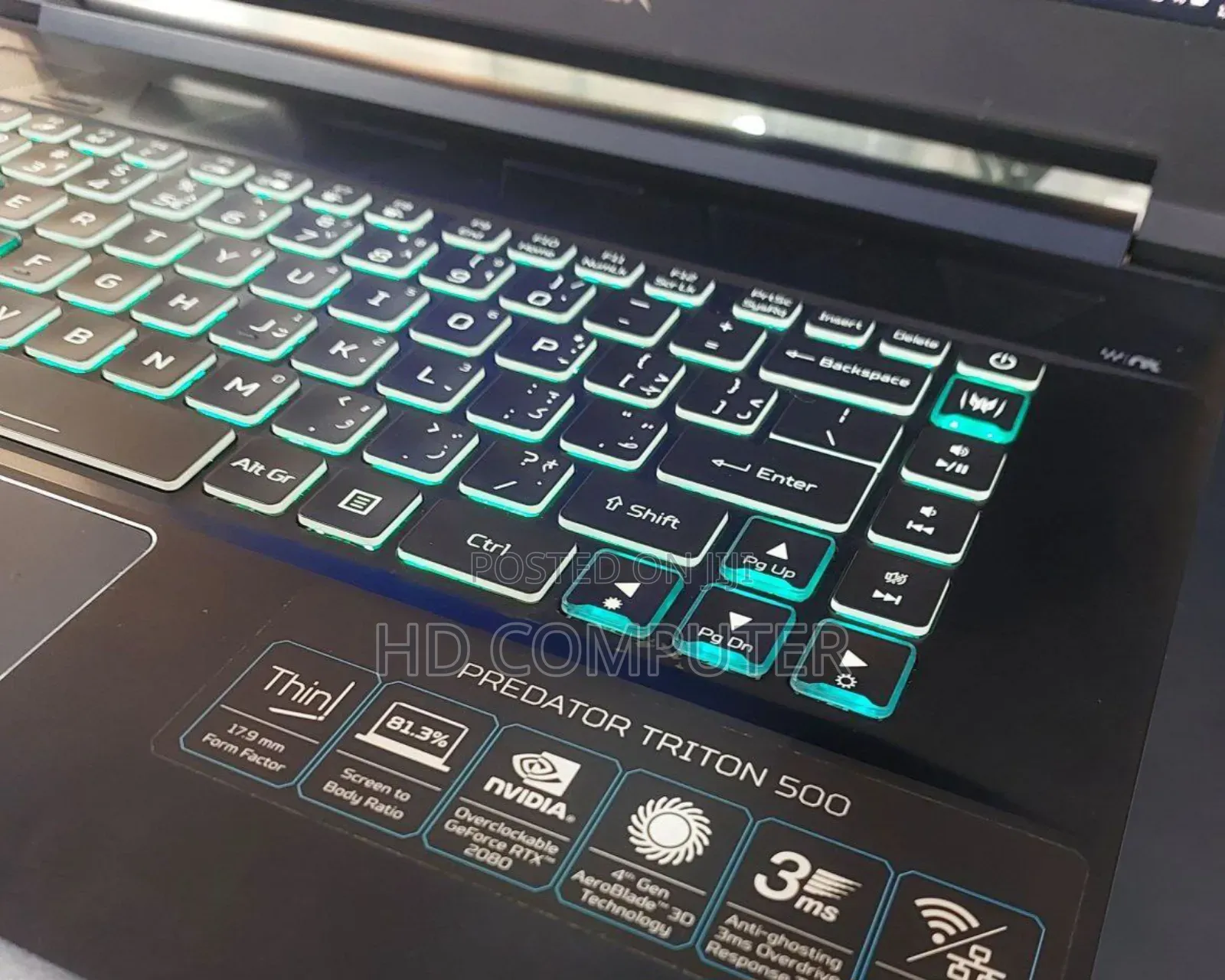 New Laptop Acer Predator Helios 300 16GB Intel Core I7 SSD 512GB