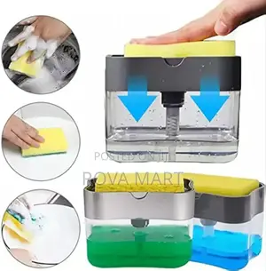 Soap Pump Dispenser With Sponge