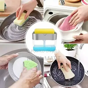 Soap Pump Dispenser With Sponge