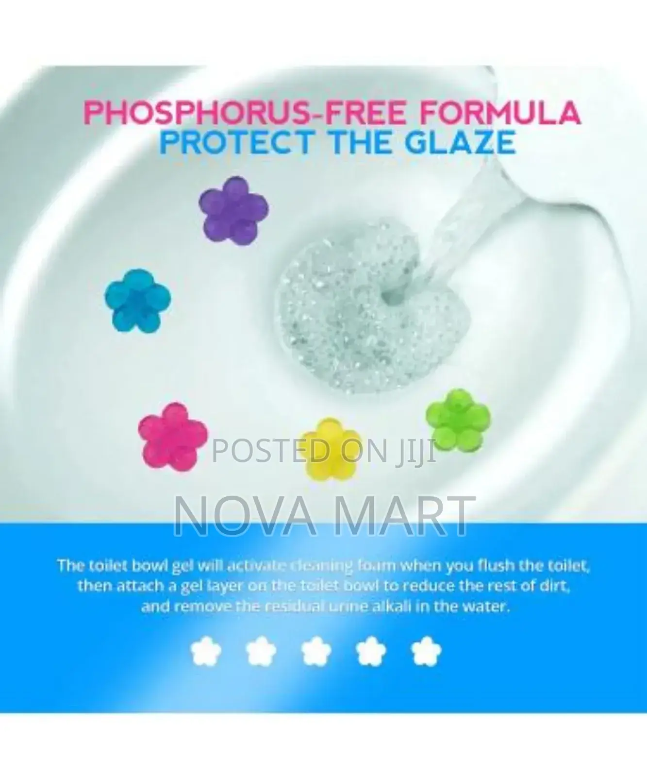 Toilet Cleaning Gel Sticker