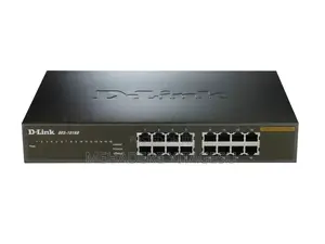 Photo - 16-Port Fast Ethernet Unmanaged Desktop Switch Des-1016d