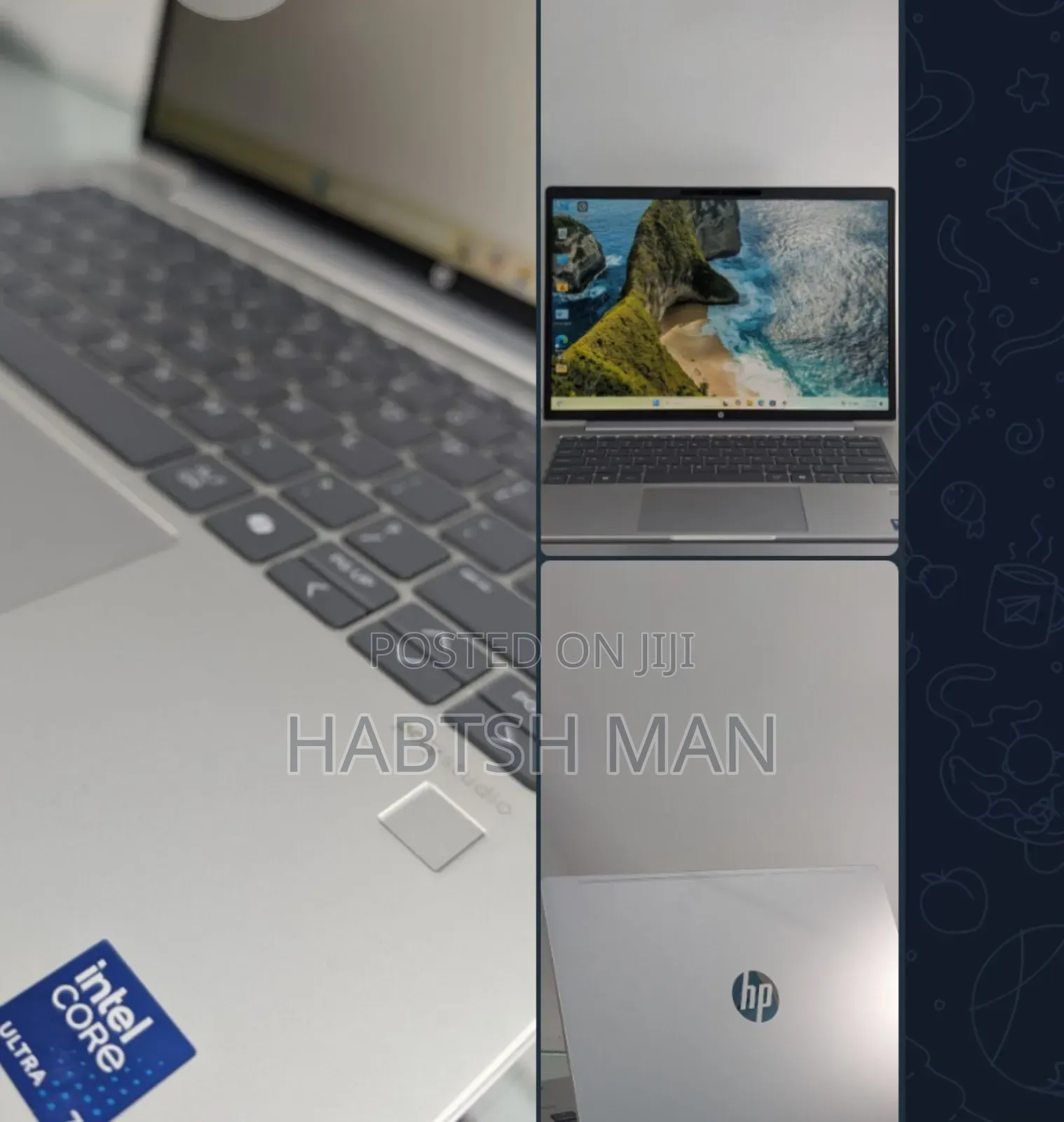 New Laptop HP ProBook 440 16GB Intel Core Ultra 7 SSD 512GB