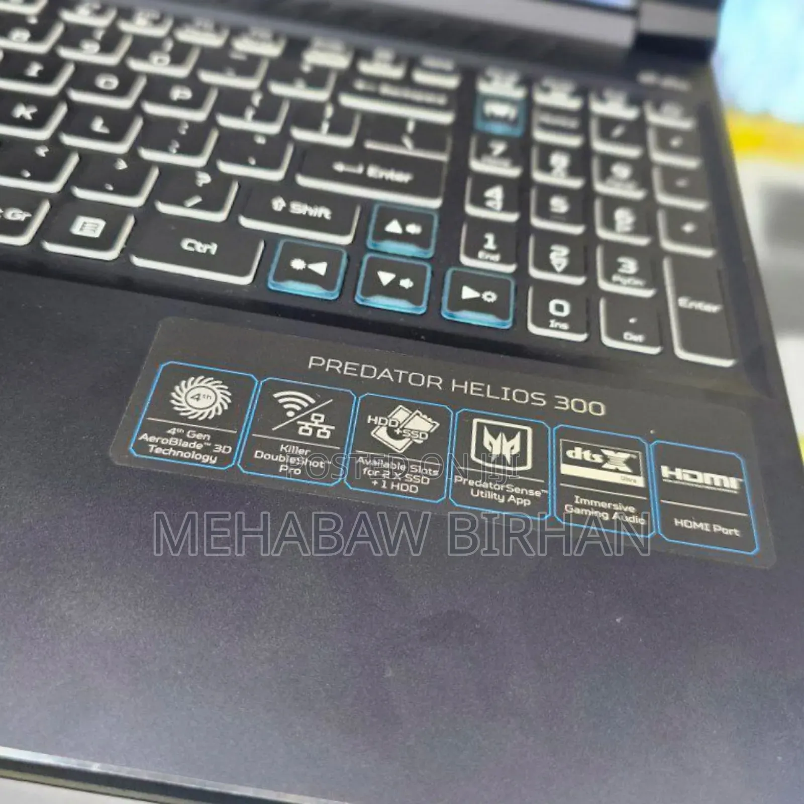 New Laptop Acer Predator Helios 300 16GB Intel Core I7 SSD 1T