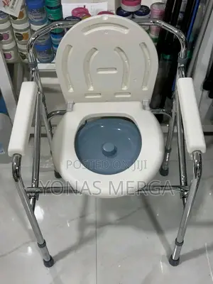 Photo - Toilet Chair፬includes Removable Bucket for Waste Collection