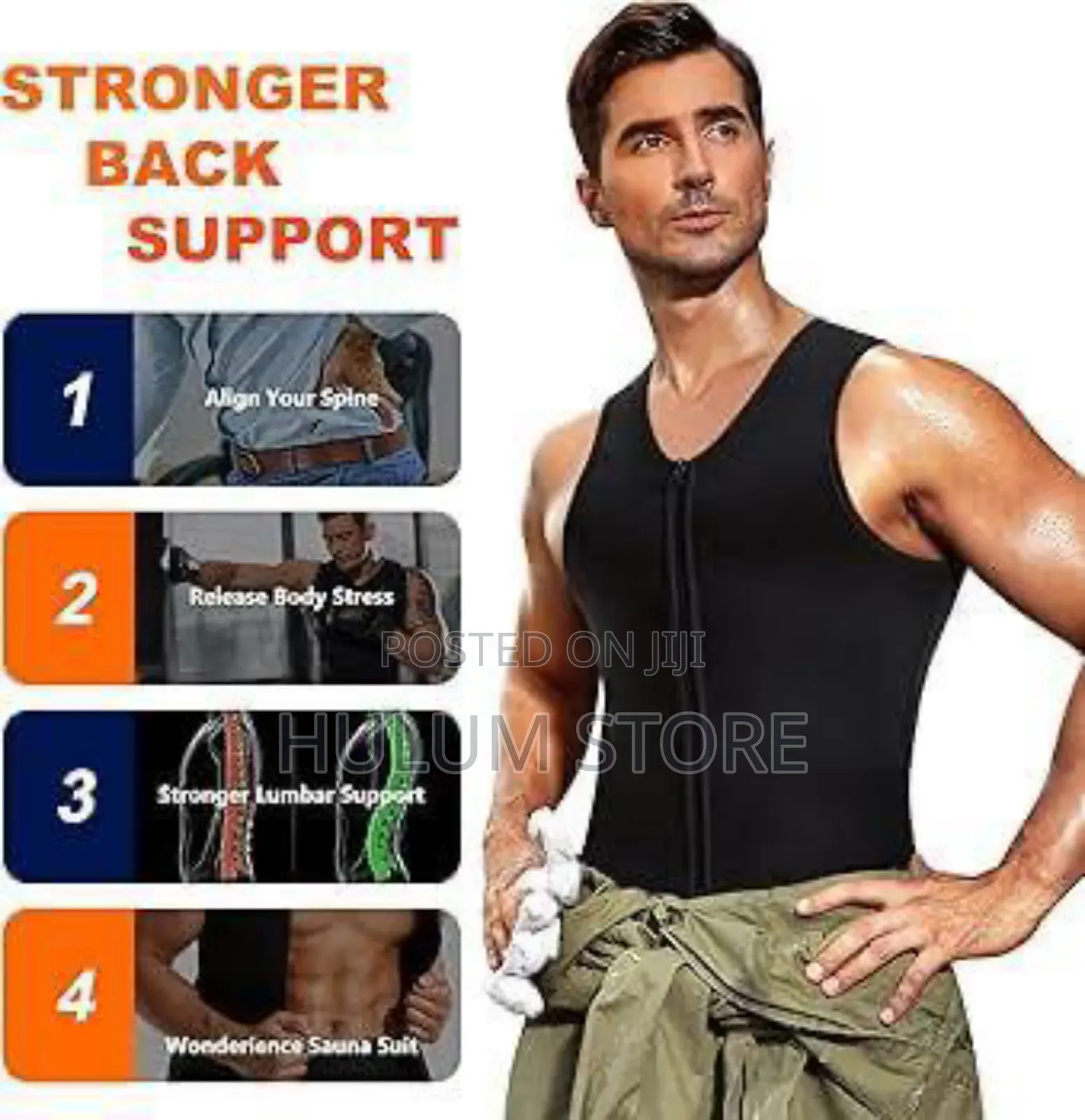 Sauna Effect Zip Vest