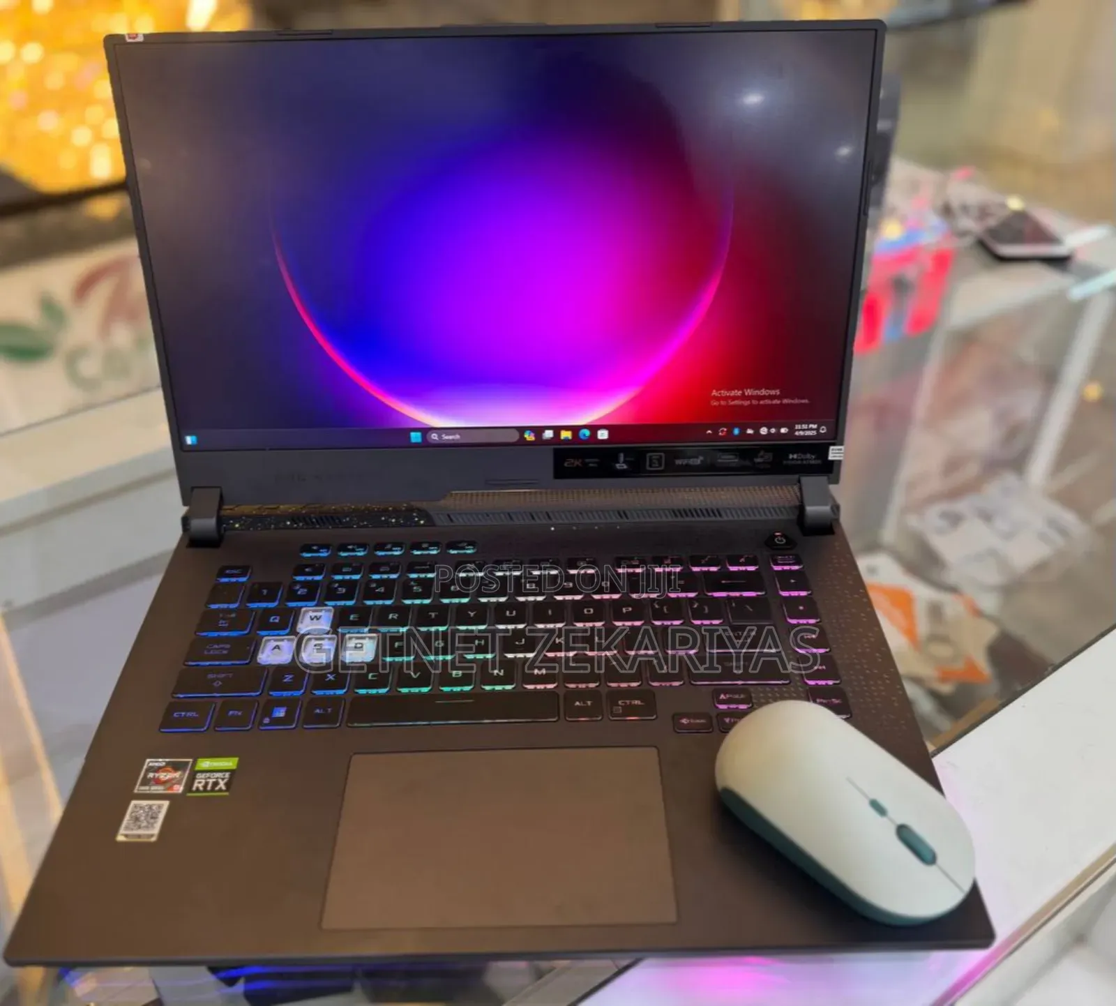 New Laptop Asus ROG Strix G15 16GB AMD Ryzen 9 SSD 512GB