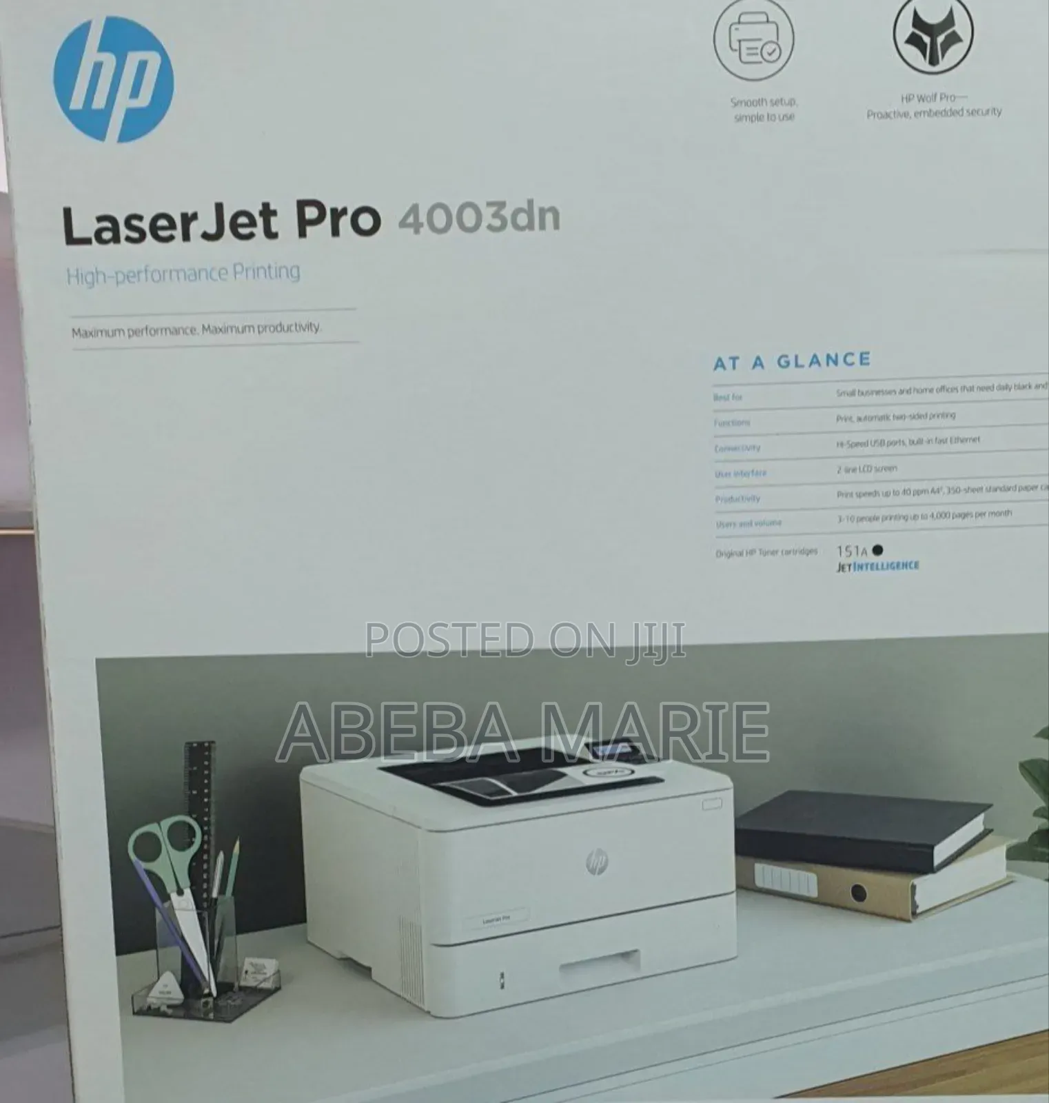 Hp Laser Jet Pro 4003dn Printer