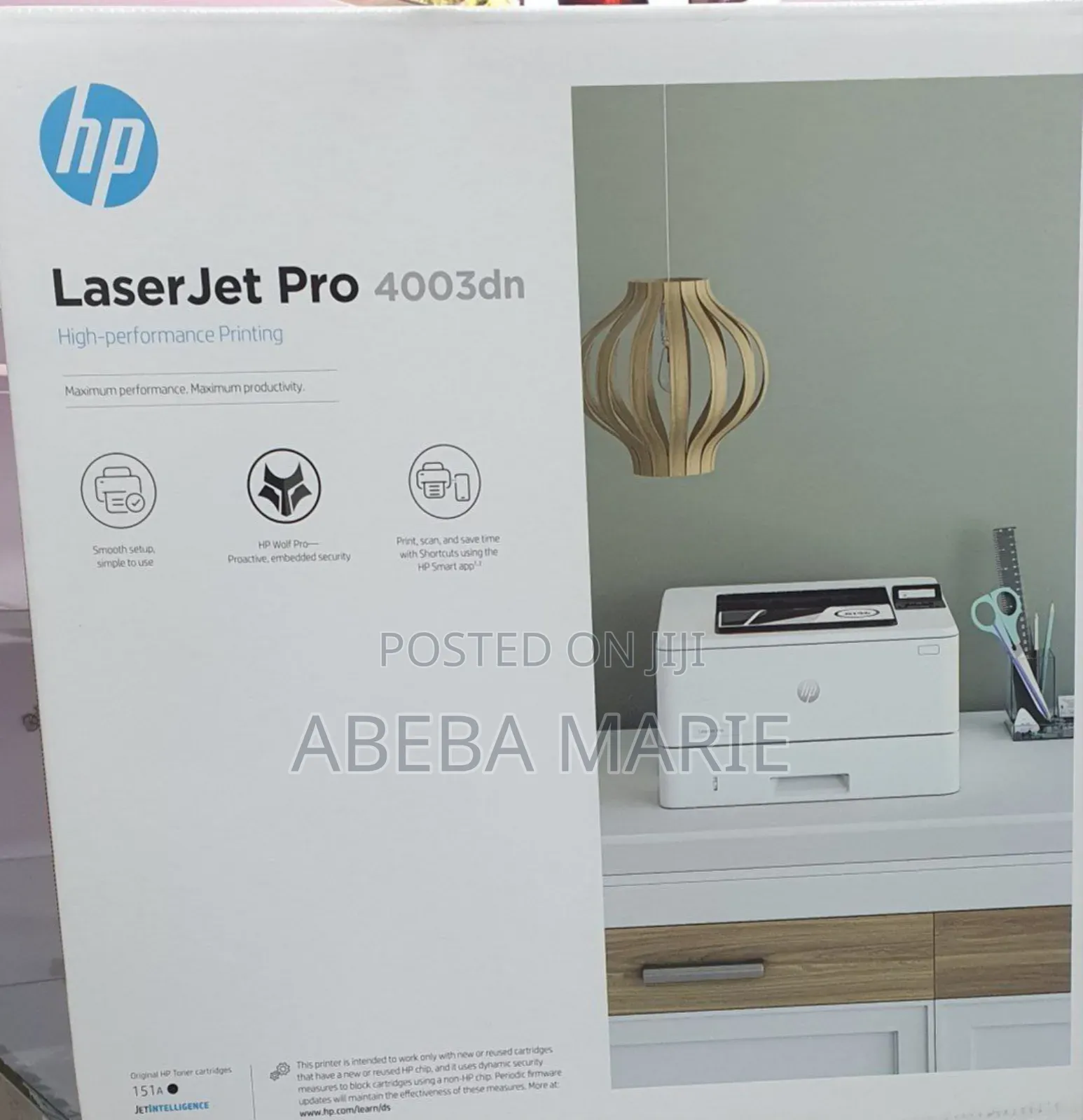 Hp Laser Jet Pro 4003dn Printer