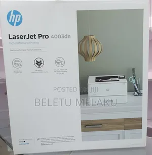 Photo - Hp Laser Jet Pro 4003dn Printer With Cartoon