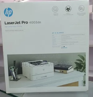 Hp Laser Jet Pro 4003dn Printer With Cartoon