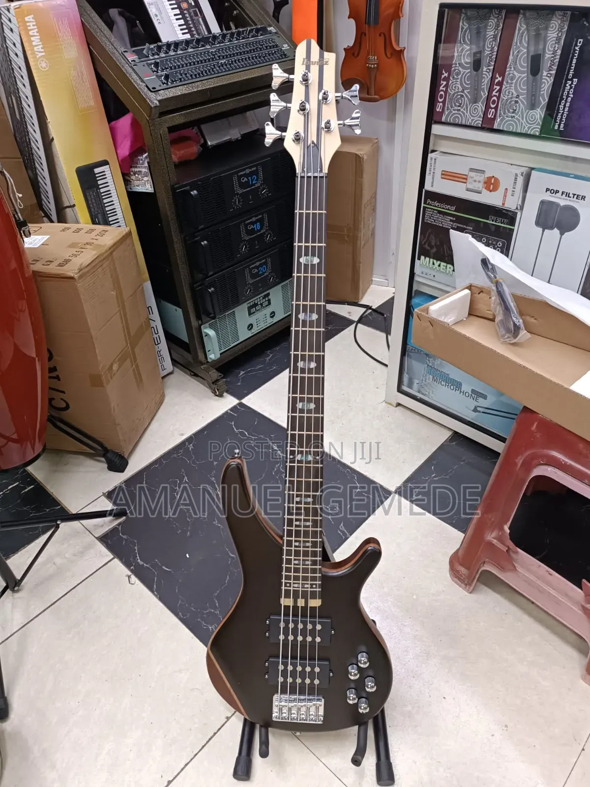 Ibanez Active 5 String Bass Guitar