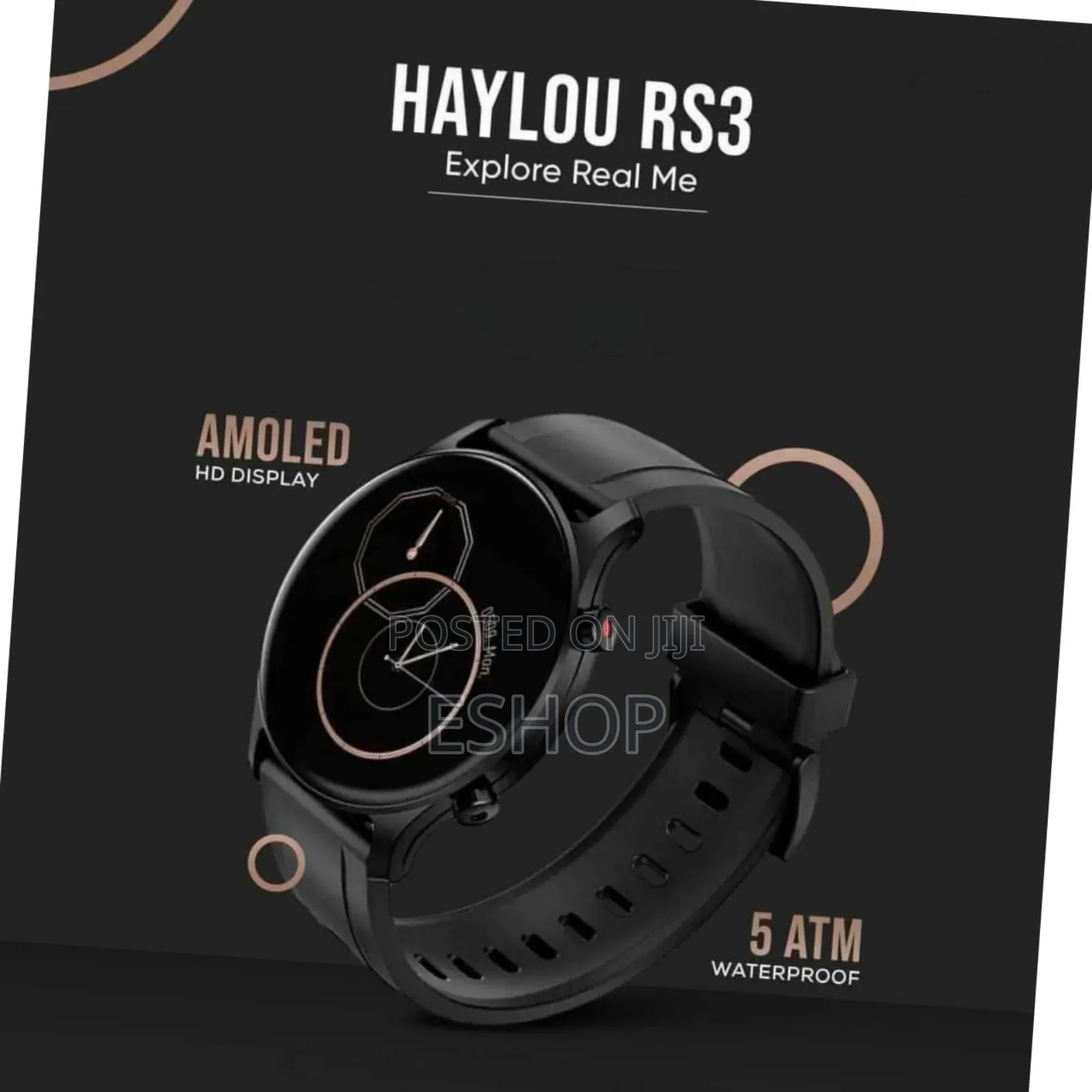 **Stay Active, Stay Healthy – Haylou Rs3 Smartwatch**