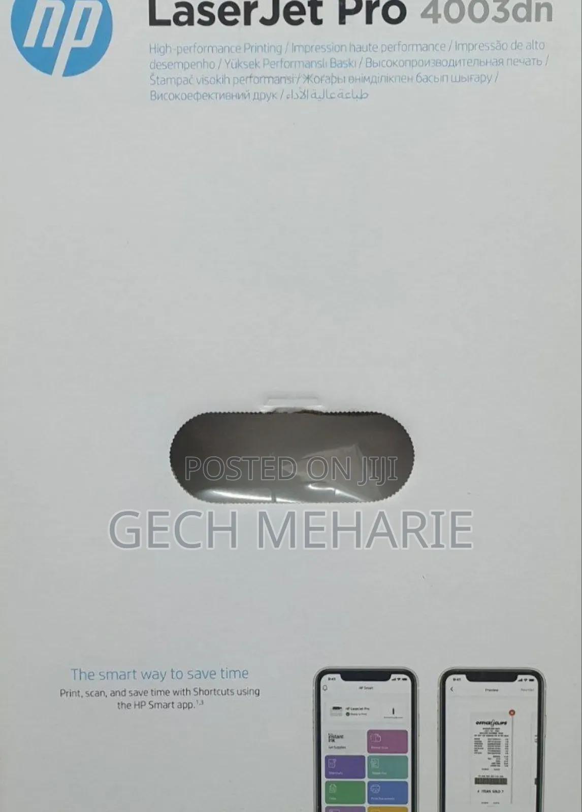 Hp Laser Jet Pro 4003dn Printer With Carto