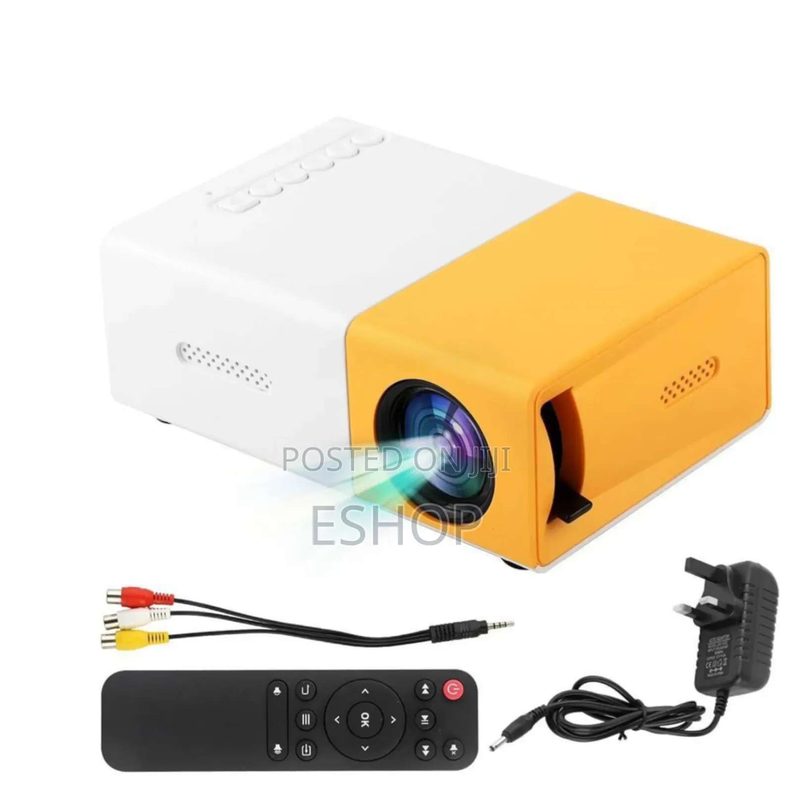 **Portable 1080p Projector With 30,000-Hour Led Life