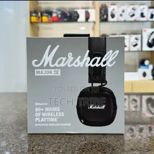 Photo - Marshall Major Iv 80 Hours Wireless Headphones Black