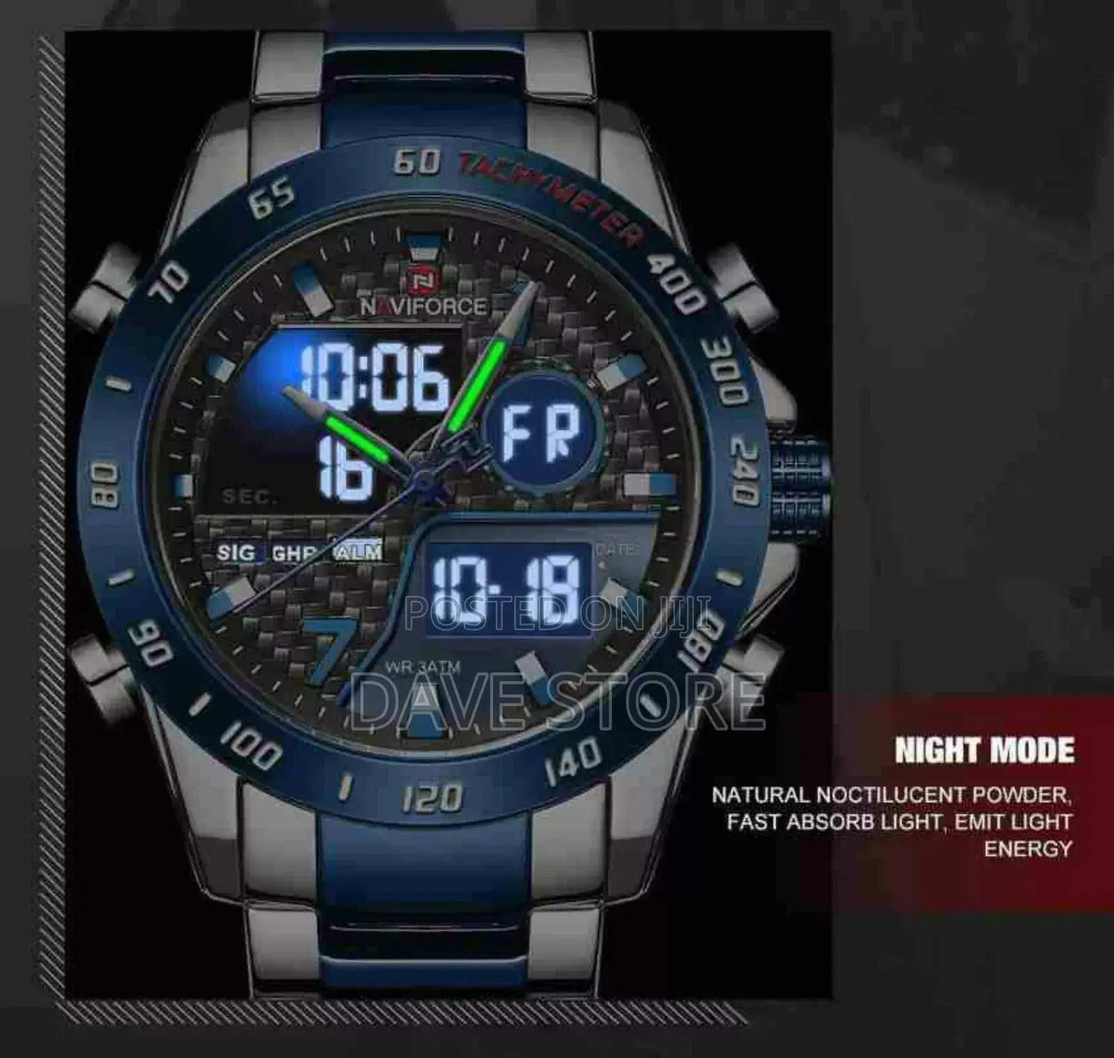 Navi Force Waterproof Luxury Men's Quartz Watch