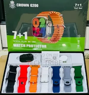 Photo - Crown G200 7 Strap Smart Watch With Free Delivery
