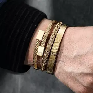 Photo - 3set Stainless Bracelets