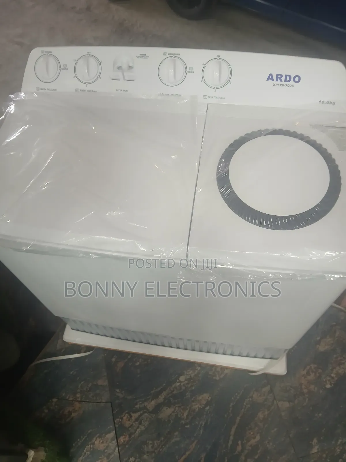 Ardo Semi-Automatic Washing Machine 12kg