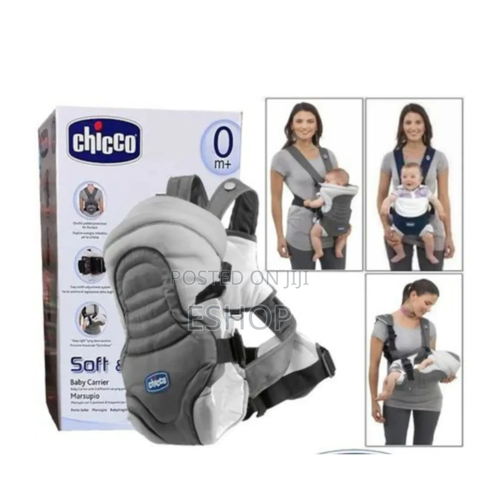 Chicco Baby Carrier–Easy Width Adjustment for Growing Babies