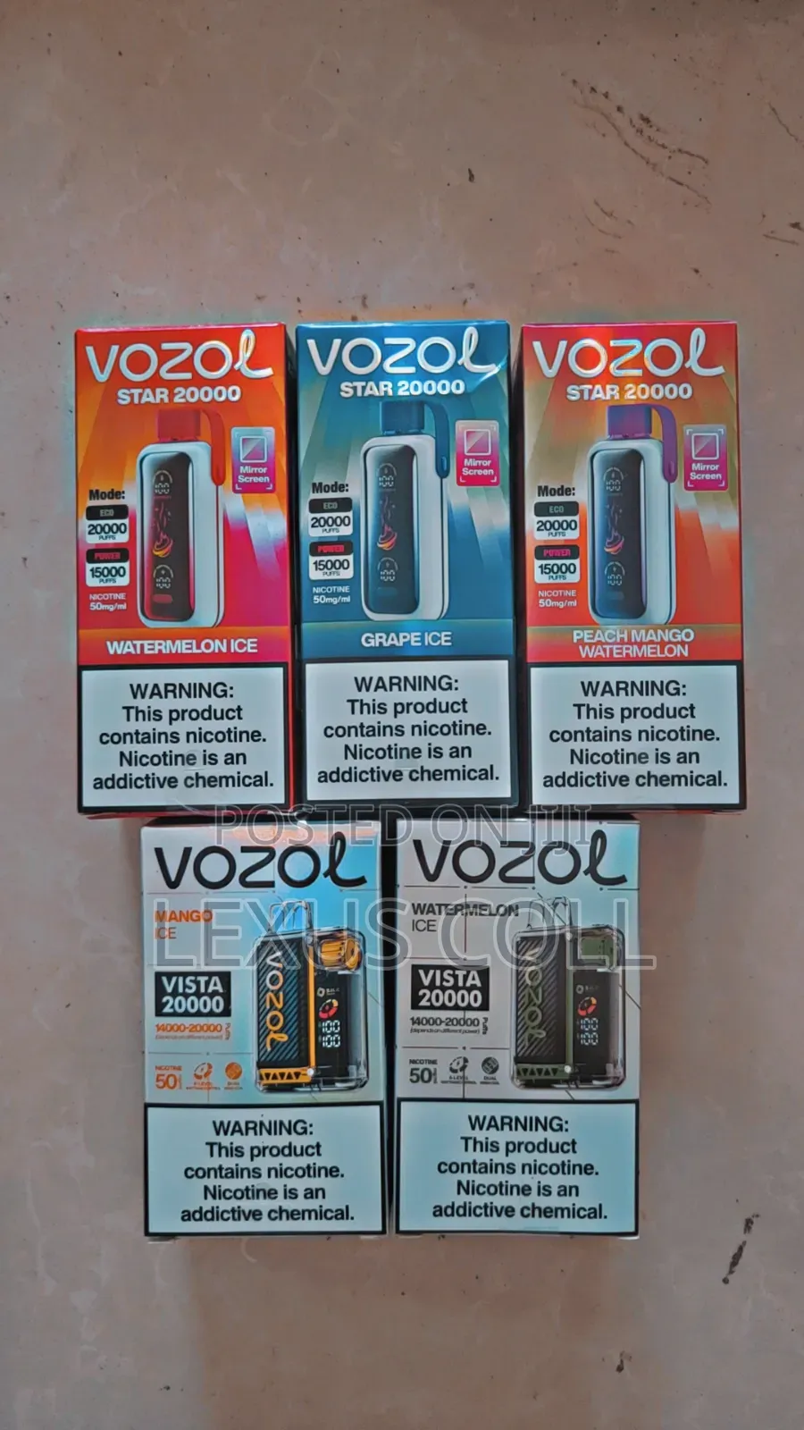 Vape 20,000 Puff Rasberry Watermelon