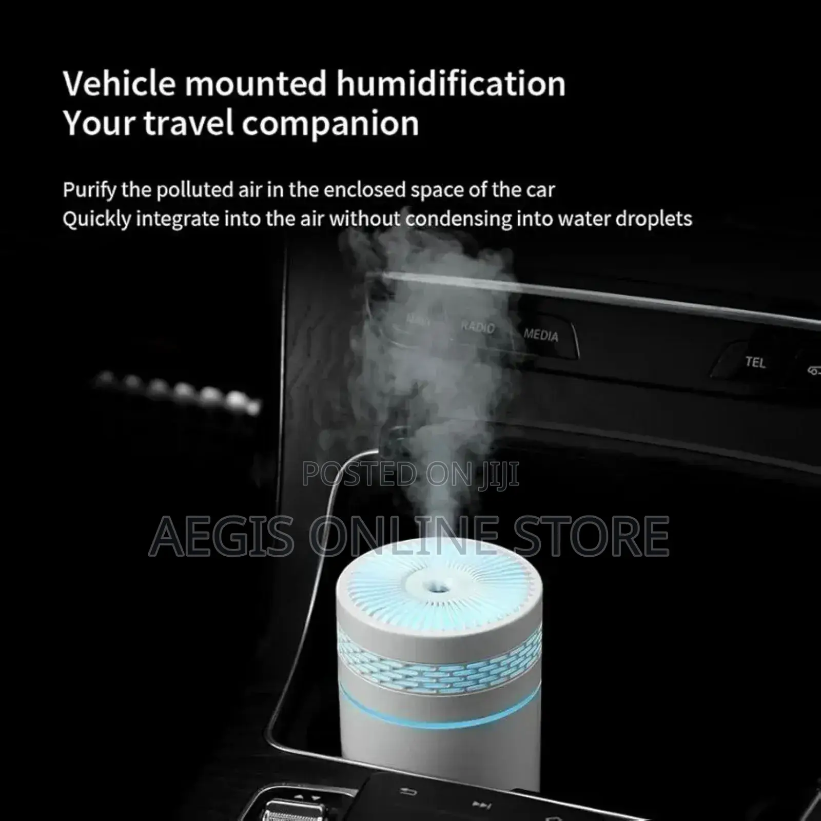 Air Humidifier With Colorful Led Light