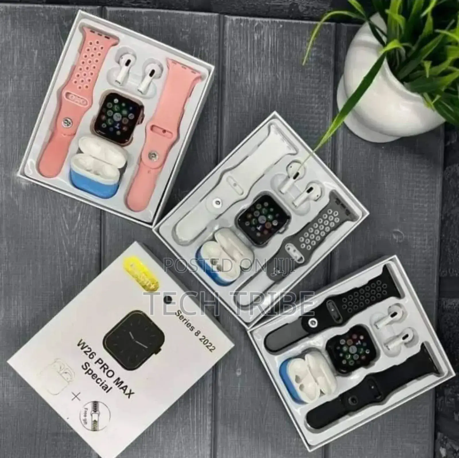 W26 Promax Original Series 8 Smart Watch and Additional Gift