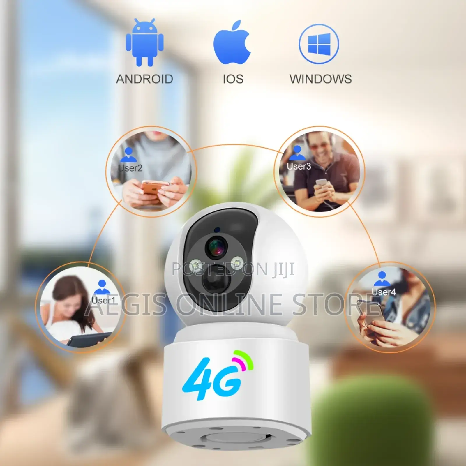 V380 Indoor Sim Support Camera