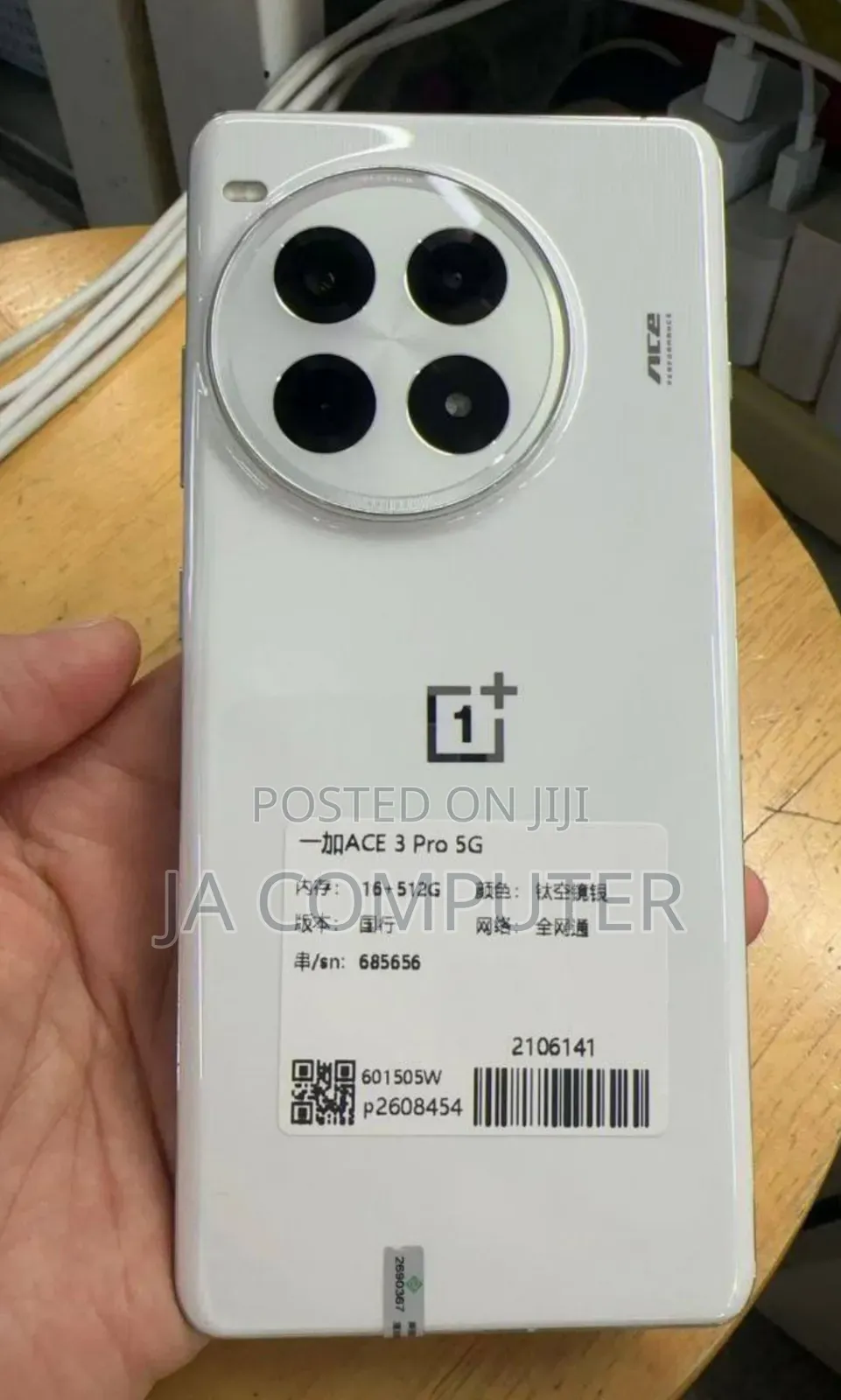 New OnePlus Ace 3 512 GB White