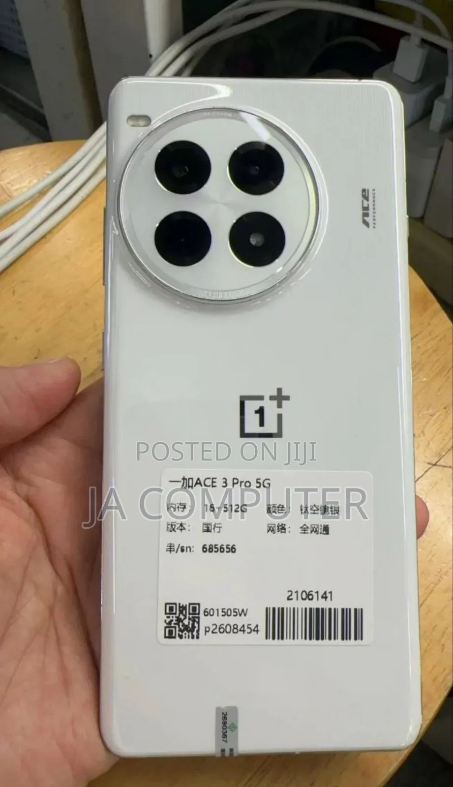 New OnePlus Ace 3 512 GB White