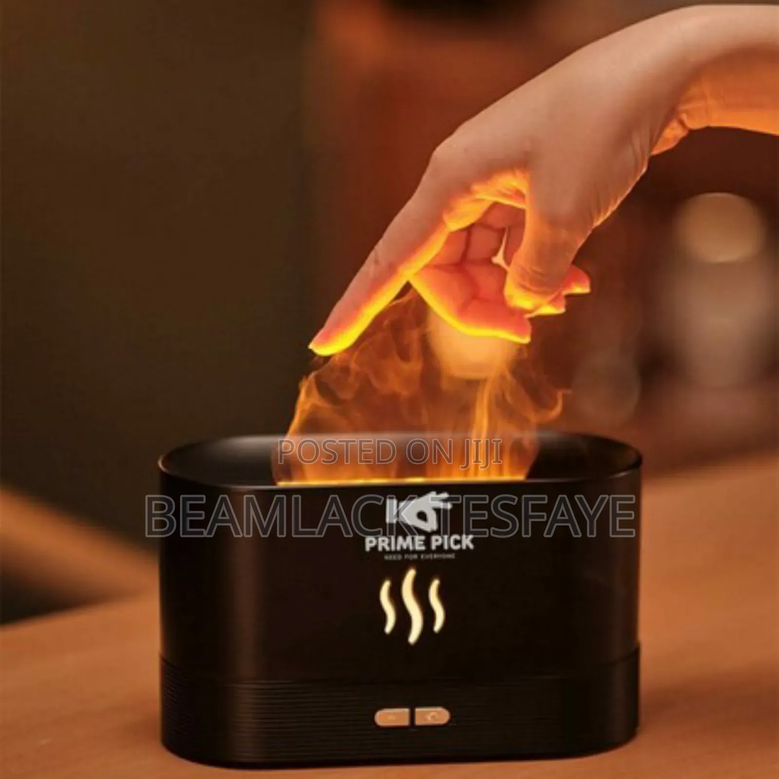 ለቤት መልካም መዓዛን የሚሰጥ. Flame Aroma Diffuser Humidifier