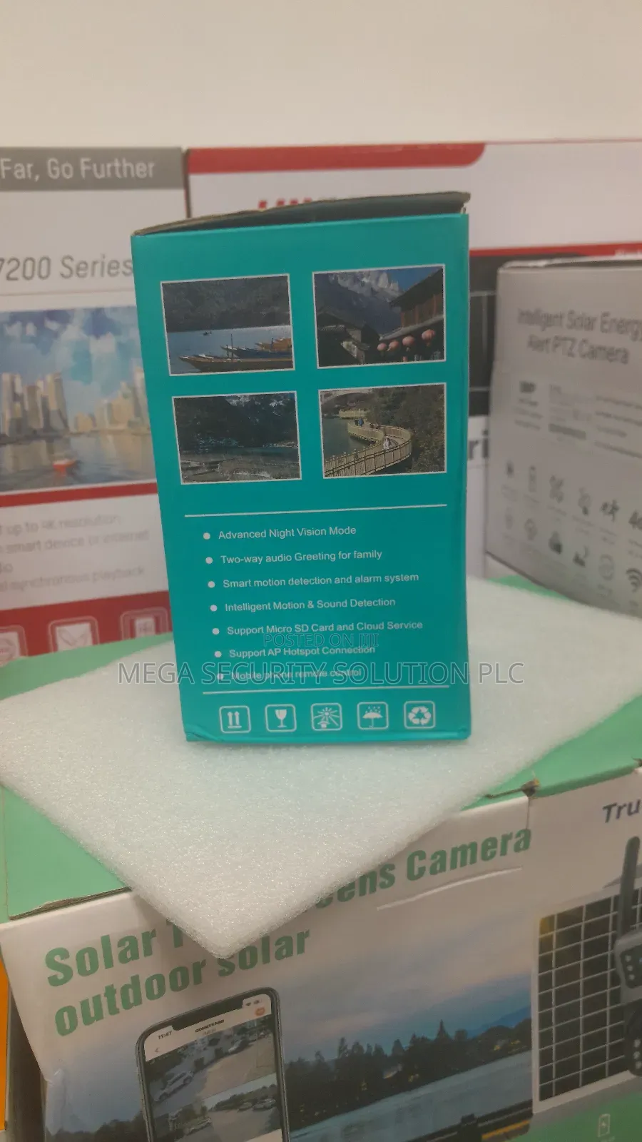 Wifi Camera With Backup Battery and Sim Slot