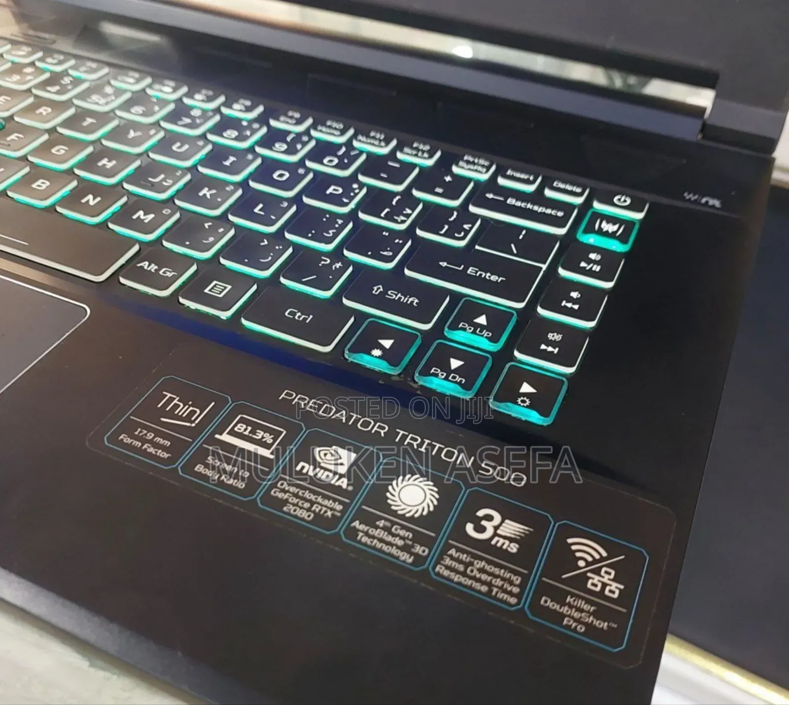 New Laptop Acer Predator 15 16GB Intel Core I7 SSD 512GB