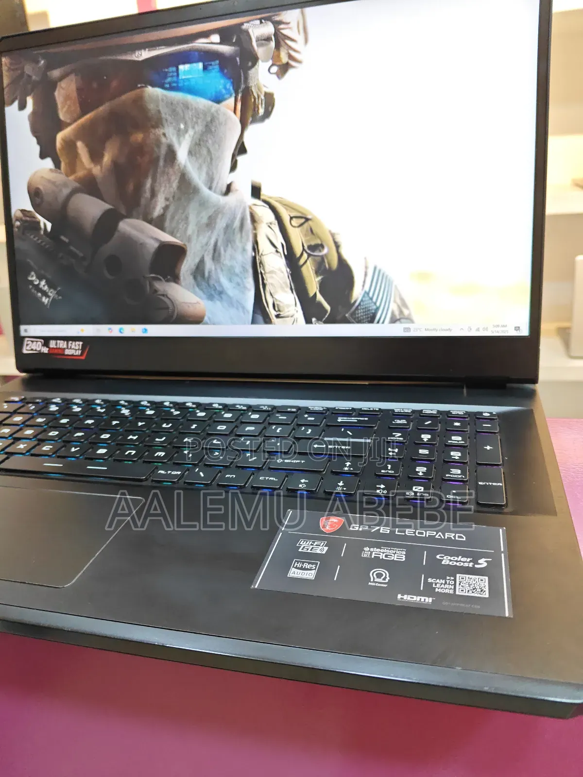 New Laptop MSI GP75 Leopard 16GB Intel Core I7 SSD 1T